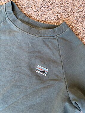 Patagonia Regenerative Organic Certified Cotton Essential Top XS Nouveau Green